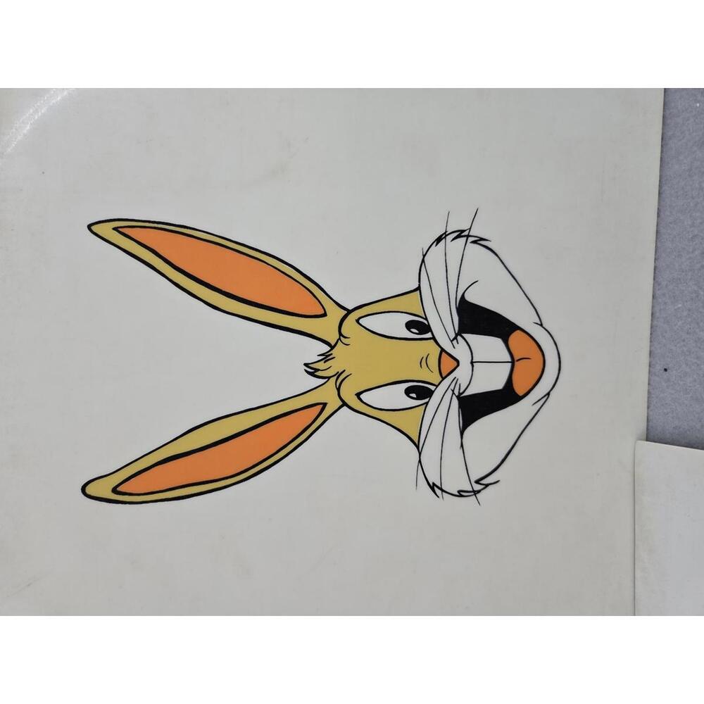 Looney Tunes Warner Bros Vinyl Tile 1960 Amitco Bugs Tweety‎ Speedy Daffy Pepe - Picture 2 of 8